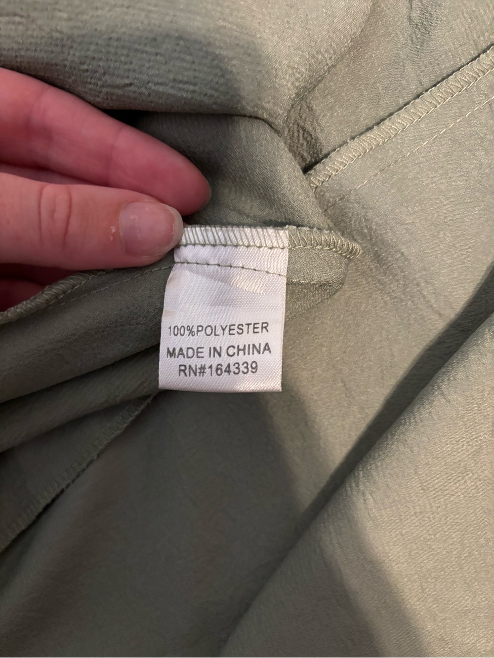 Petal & Pup Sage Green Tie-Front Midi Dress - Picture 6 of 7